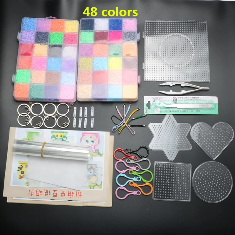 2 6 мм Хама бусины комплект ювелирных изделий игрушка DIY Perler бисер инструменты для