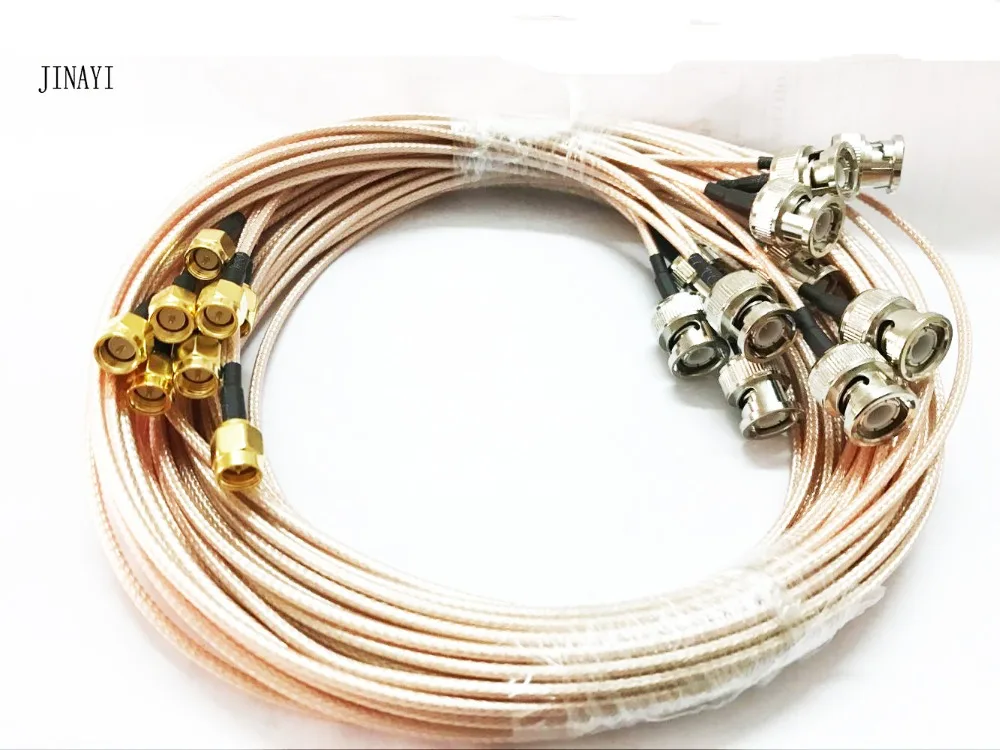 10 шт. коннекторы адаптеры с разъемом SMA Male на BNC RF Pigtail Cable 2 м RG316|sma male connector|sma connectorsma