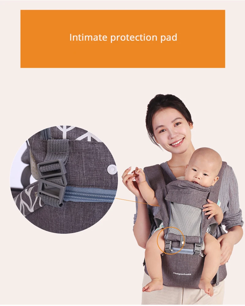Honeylulu/Модная дышащая переноска для детей 3 в 1, многофункциональная переноска-кенгуру для новорожденных