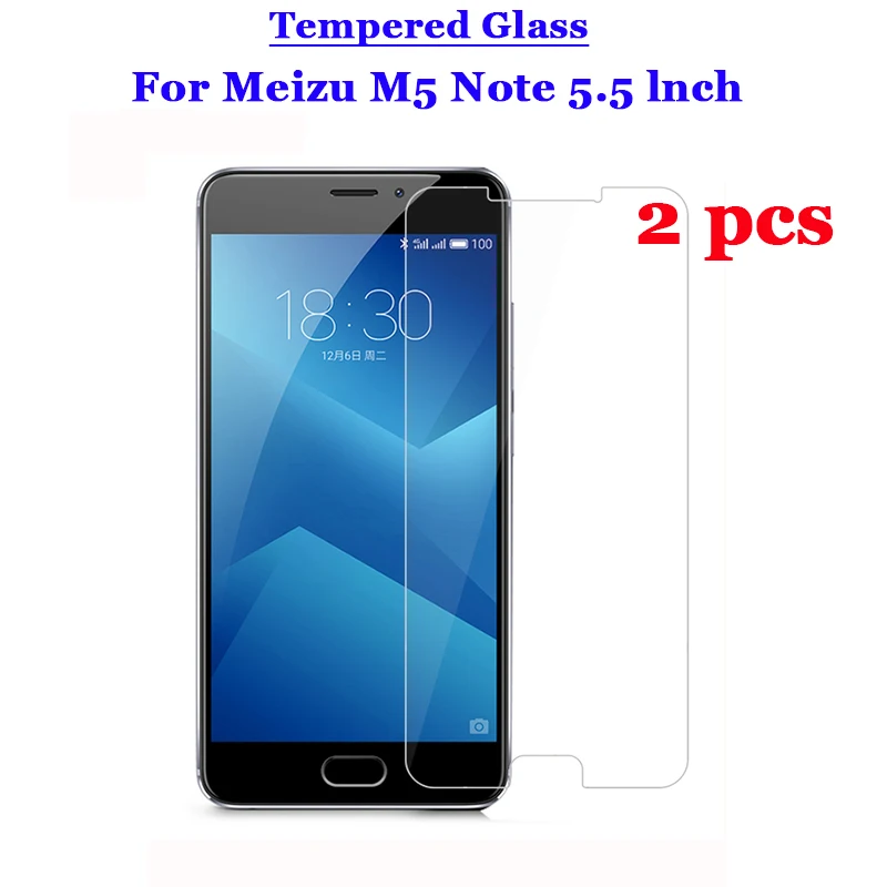 2 шт./лот для Meizu M5 Note закаленное стекло 9H 2.5D Премиум Защитная пленка экрана Meilan 5
