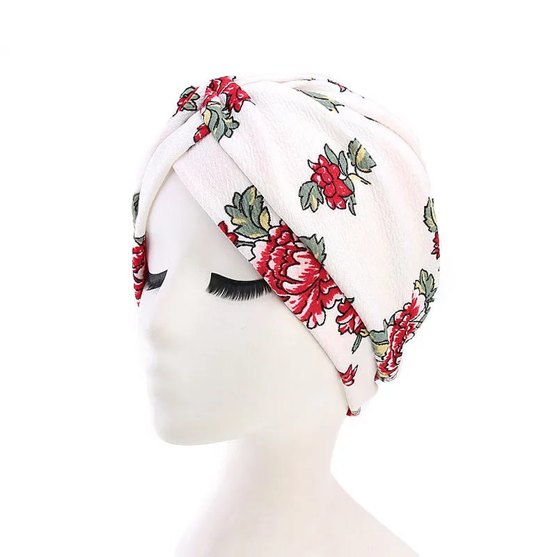 

Joker Print Stretch Turban Ruffle Hair Hats Beanie Bandanas Scarf Head Wrap Headwear for Women 30