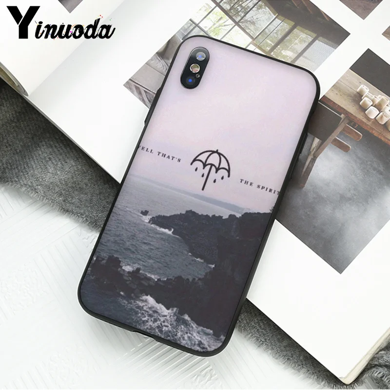 Yinuoda BMTH Bring Me the Horizon TPU черный чехол для телефона чехол для Apple iPhone 8 7 6 6S Plus X XS MAX 5 5S SE XR чехол