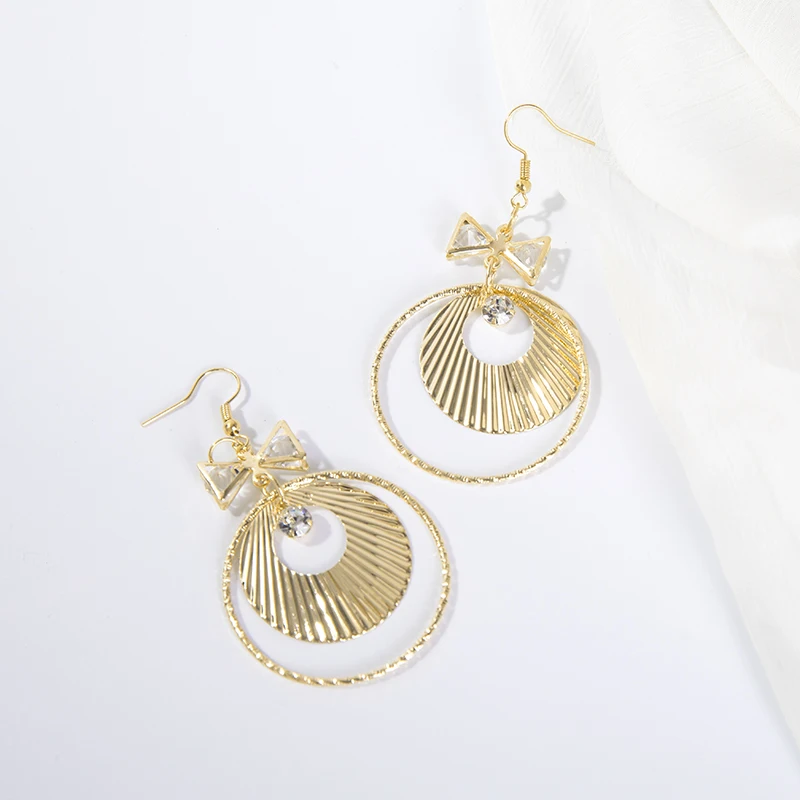 Женские серьги-подвески Boho модные длинные серьги с блестящей звездочкой хорошее