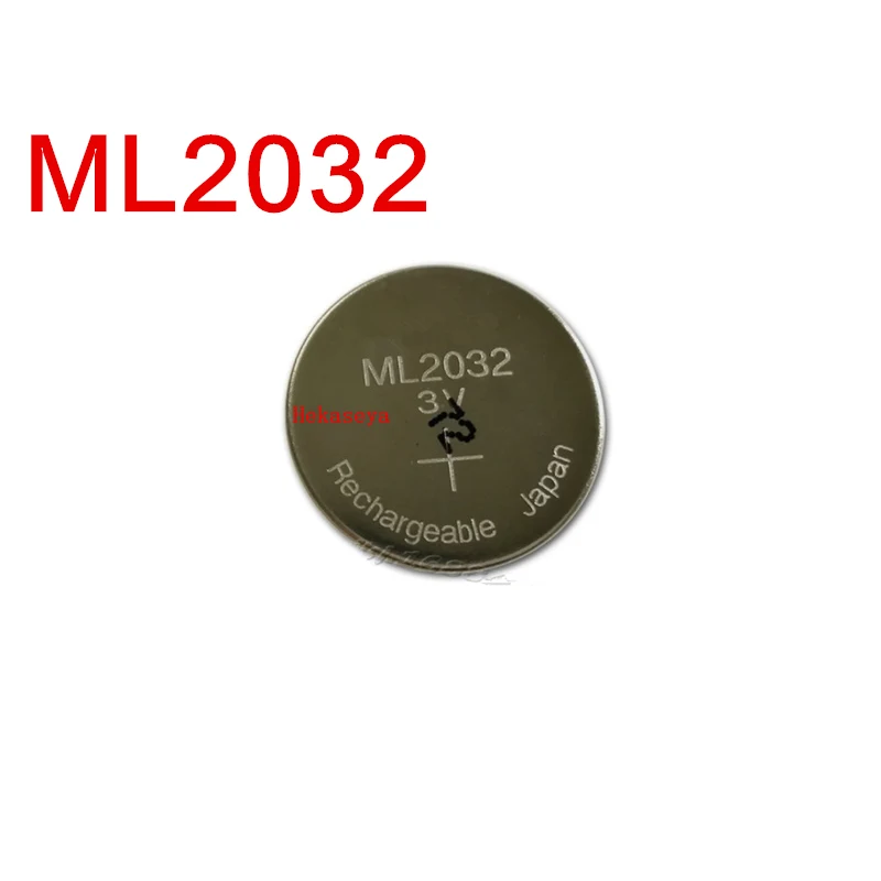 2 шт./лот ML2032 ML 2032 3 в 65 мАч перезаряжаемая литий ионная батарея для системы