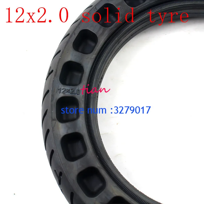 Бесплатная доставка 12 дюймовые ненадувные бескамерные твердые шины для колес х2 0