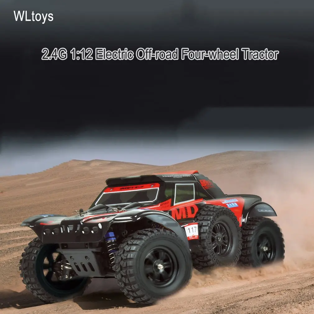 WLtoys 124012 электрический RC альпинист автомобиль игрушки 540 щеточный мотор 2,4G 1:12 внедорожный четырехколесный трактор автоматический автомобиль RC гоночный автомобиль