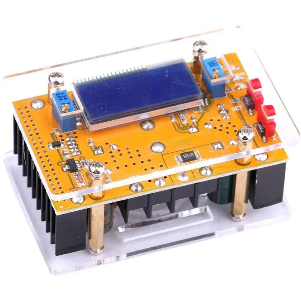 Регулируемый понижающий модуль питания 10 А с ЖК дисплеем регулятор постоянного