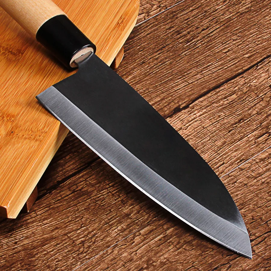 

Stainless Steel Kitchen Knife Sashimi Sushi Cooking Knife With Wood Handle Sharp Chef Carving Knife