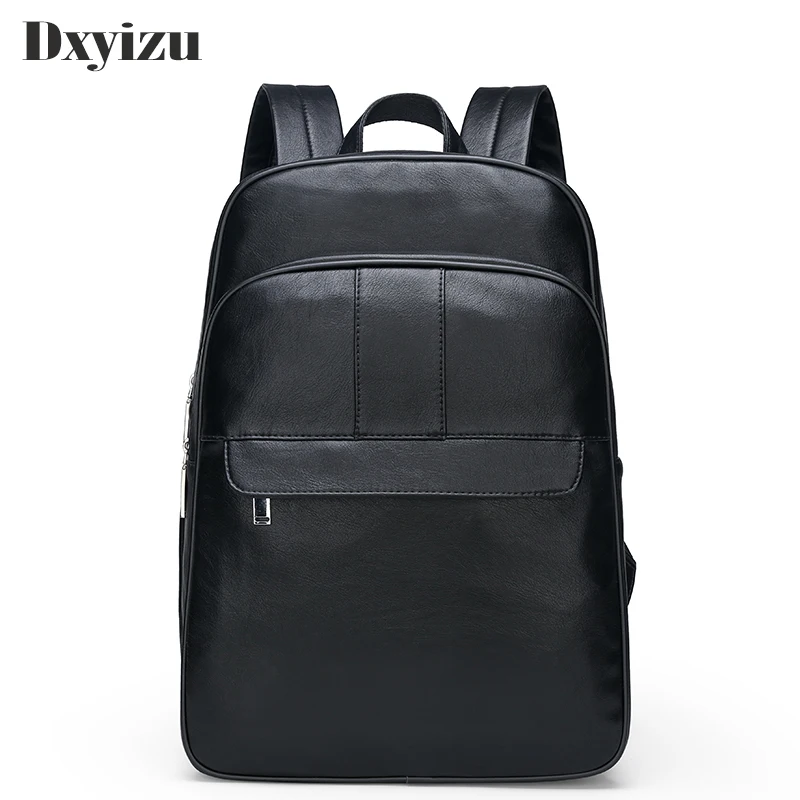 

New Arrival Casual Leisure Laptop Backpack Genuine Leather School Bags For Teenage Boys College Travel Backpack Male Mochilas