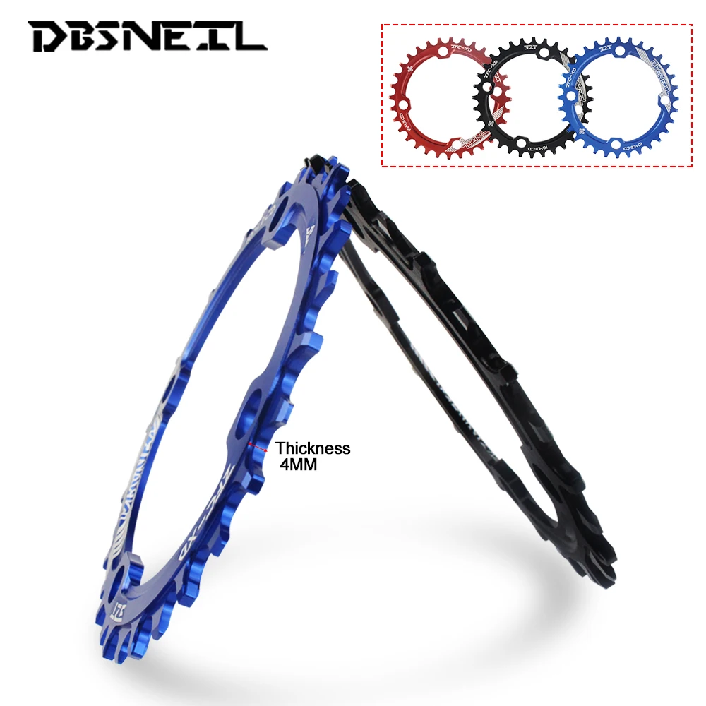DBSNEIL 104BCD 32T круглая синяя черная красная велосипедная Звездочка 7075-T6 MTB велосипедная круглая шатунная пластина