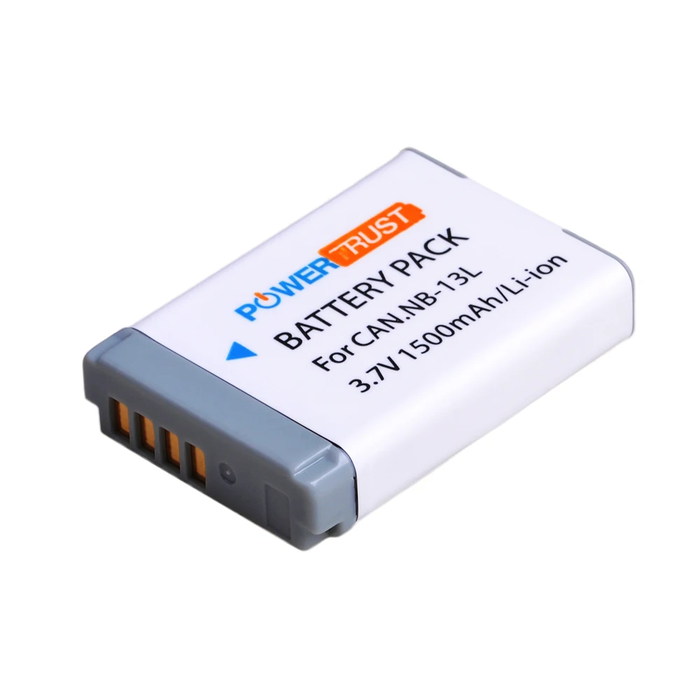 

2x 1500mAh NB-13L NB13L NB 13L Battery + LED USB Charger for Canon PowerShot G5X G7X G9X G7 X Mark II G9 X,SX620 SX720 SX730 HS