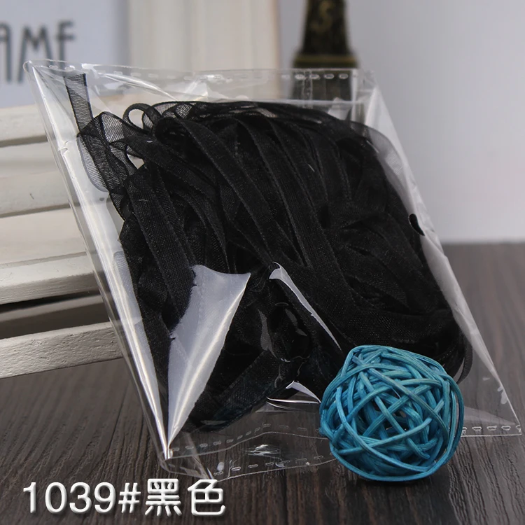 Декоративная лента из органзы 1/4 дюйма (6 мм) подарок на Рождество Свадебная