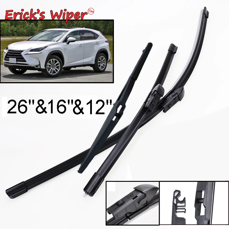 Набор стеклоочистителей Erick для Lexus NX Серии NX200 NX200t NX300h 2"+ 16"+ 12"