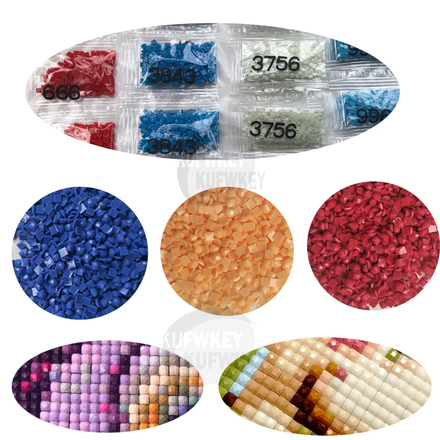 Набор для алмазной вышивки закат 5 шт. | Дом и сад