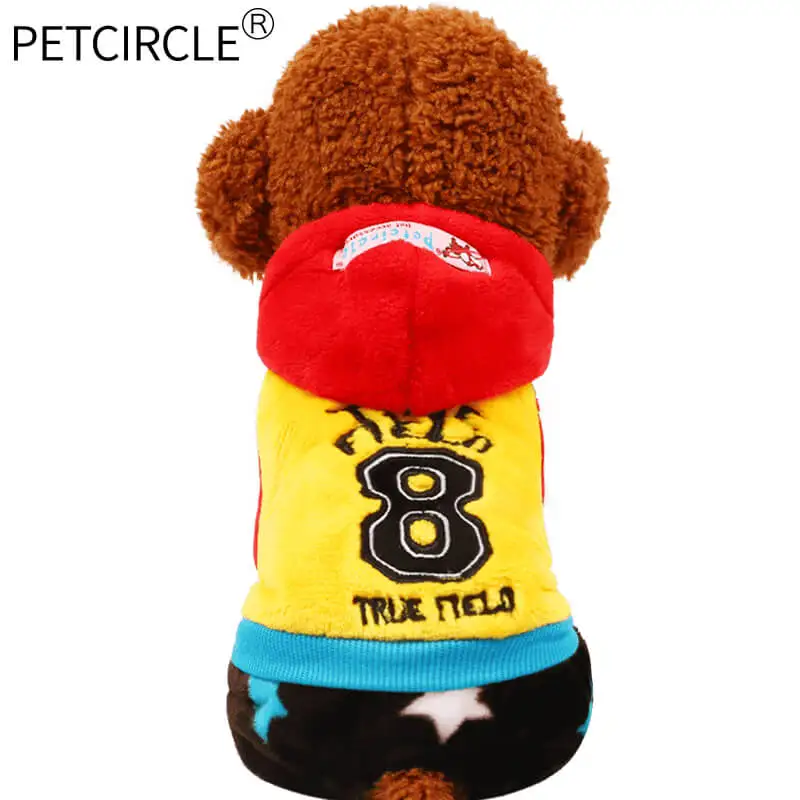 Petcircle, Новое поступление, одежда для домашних животных, собак, кошек, Lucky Star Bulldog Parkas, 3 цвета, размер XXS-L, щенков, парки для чихуахуа, спорта