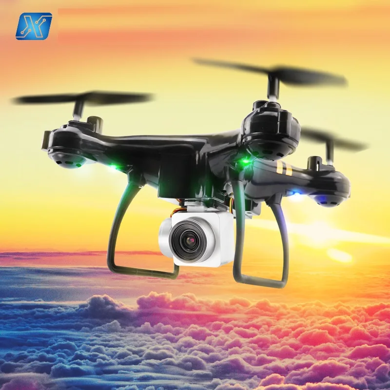 Радиоуправляемая беспилотная камера HD Wifi FPV удержание высоты RC Мини дроны Com
