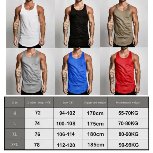 Однотонная мужская спортивная одежда для фитнеса топы без рукавов повседневная