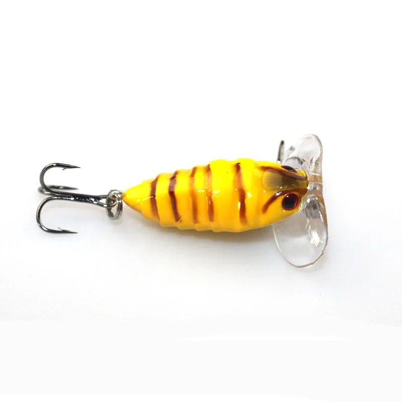 1 шт. приманка для ловли нахлыстом насекомые Hrad Bait Bass cicada isca искусственная 4 см 2 г