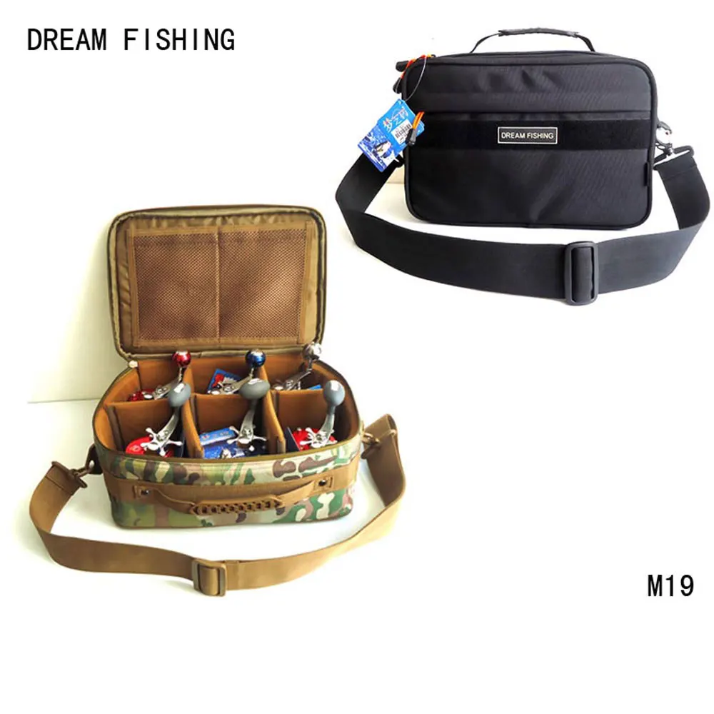 Сумка катушка Sknapsack большая емкость рыболовные снасти сумки Dream Fishing 33*13 * 23cm1200D Oxford