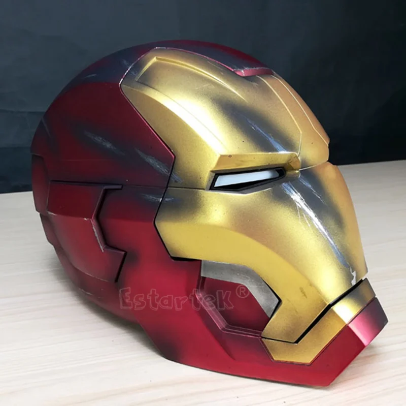 Cattoys Мститель 1/1 сплав Косплей Железный человек MK42 кольцо «шлем» версия управления электромагнитный шлем коллекция Фигурка Статуя