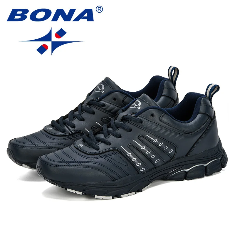 BONA/Новинка года; дышащие мужские кроссовки; zapatillas hombre Sapatos; мужские спортивные кроссовки
