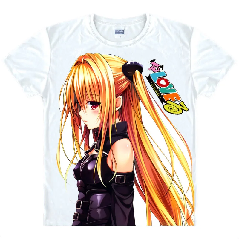 Coolprint японский Футболка с изображением в стиле аниме To Love Ru футболки мульти стиль