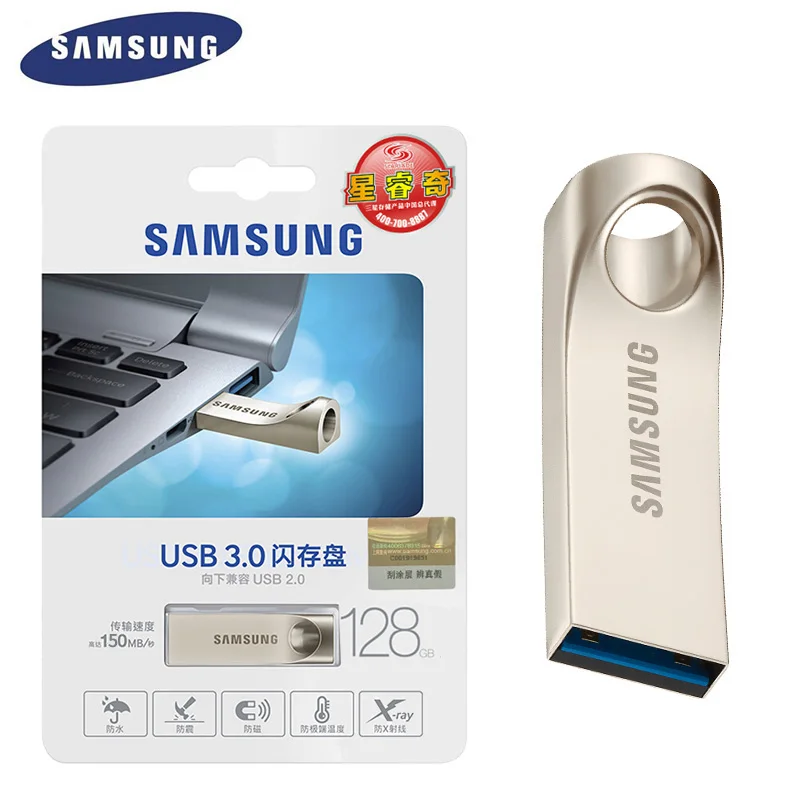 SAMSUNG USB Flash Drive 64gb 32gb 128gb 3.0 Metal Super Mini Pen Tiny Pendrive Memory Stick Storage Device U Disk | Компьютеры и офис