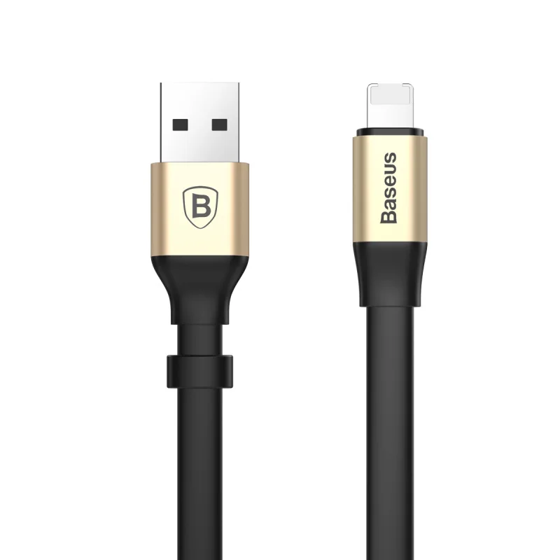 Gold Blak Baseus USB кабель для iPhone X 8 plus samsung XIMI Micro2A Дата зарядный кабель power Bank зарядное устройство USB зарядный провод шнур - Цвет: Gold Blak