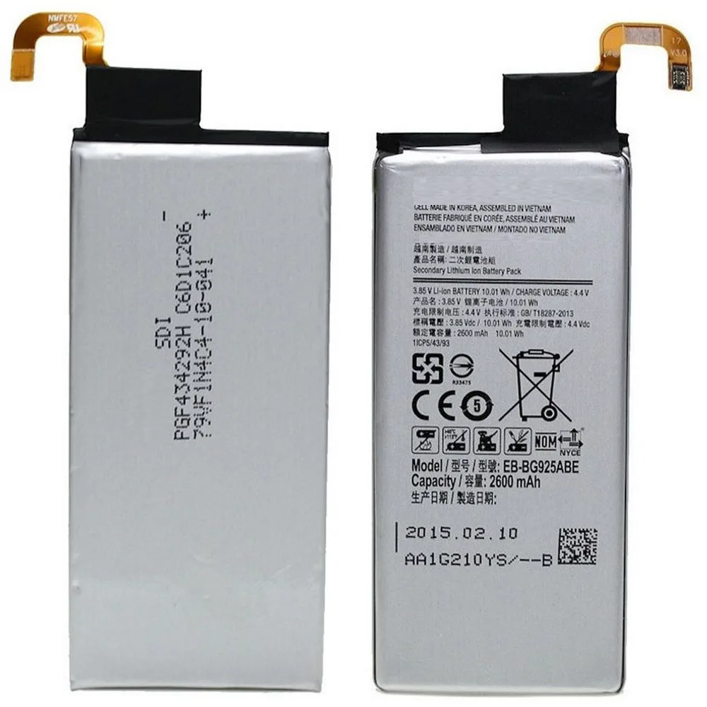 For Samsung Galaxy S6 Edge G925 Original Genuine EB-BG925ABE 2600mAh Battery | Мобильные телефоны и аксессуары