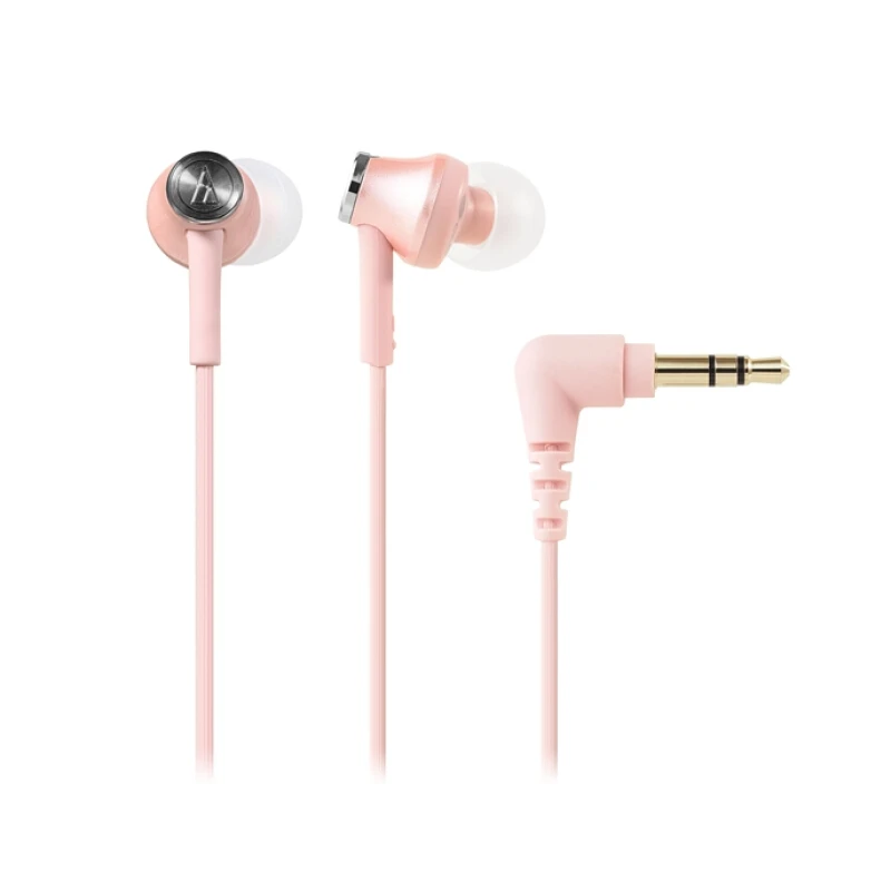 pink Audio-Technica ATH-CK350M проводные наушники Hifi наушники совместимы с Ios Android для Xiaomi huawei и т. Д - Цвет: pink