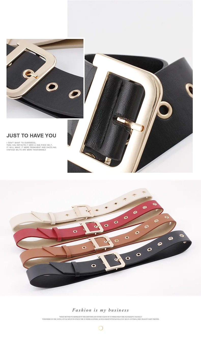 Роскошная металлическая пряжка, ремень для женщин, повседневные ремни, трендовая гладкая пряжка, Брендовая женская одежда, аксессуары, женские ремни для платья