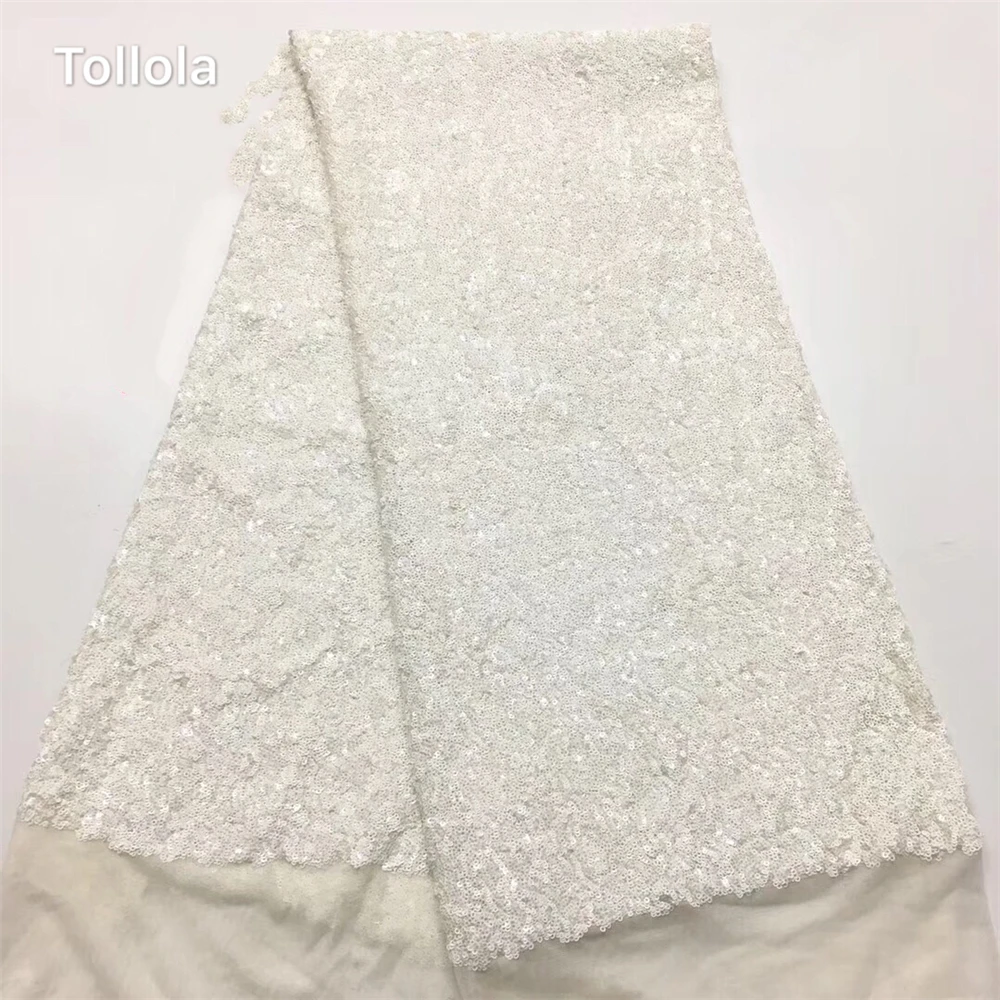 Tolola африканская кружевная ткань золото высокое качество белая нигерийская Сетка