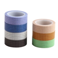 10m black white grid washi tape planner adhesive tape diy scrapbooking sticker label japanese masking tape