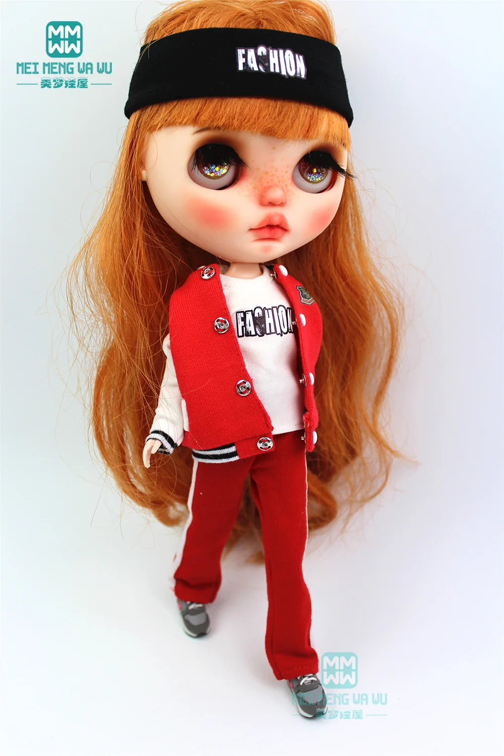 1 шт., одежда Blyth Doll модная футболка Повседневная куртка штаны с дырками для Blyth Azone obitsu FR 1/6 doll