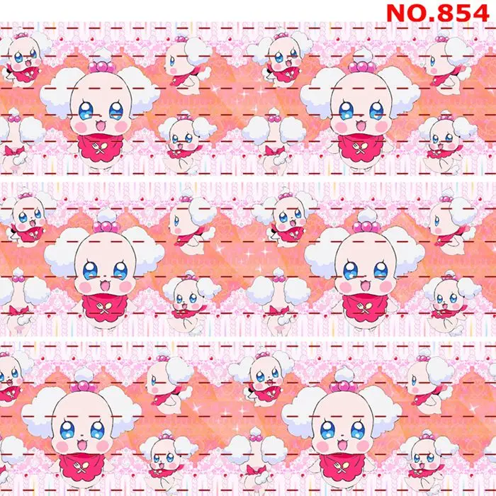 Новинка 50 ярдов японские Мультяшные милые ленты с принтом из корсажа бесплатная