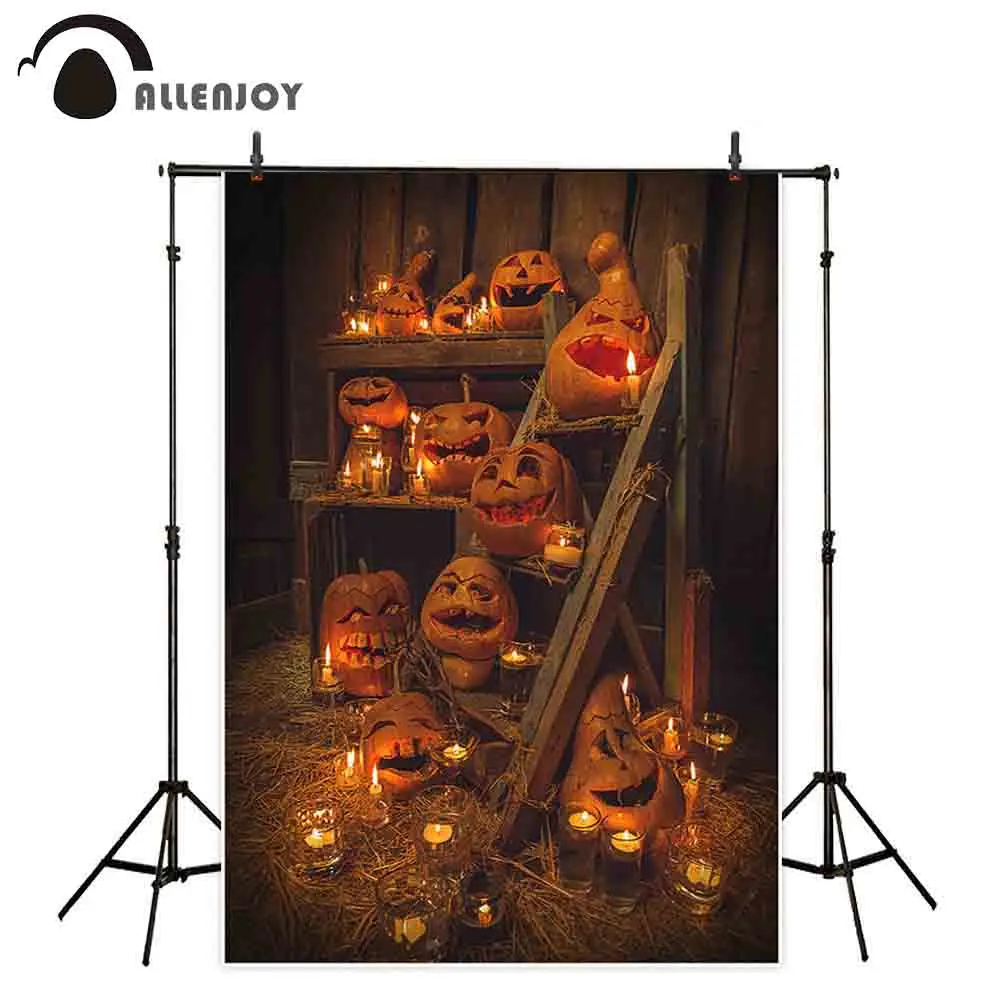Allenjoy фон для фото Хэллоуин Тыква деревянная комната страшный Джек фотосессии