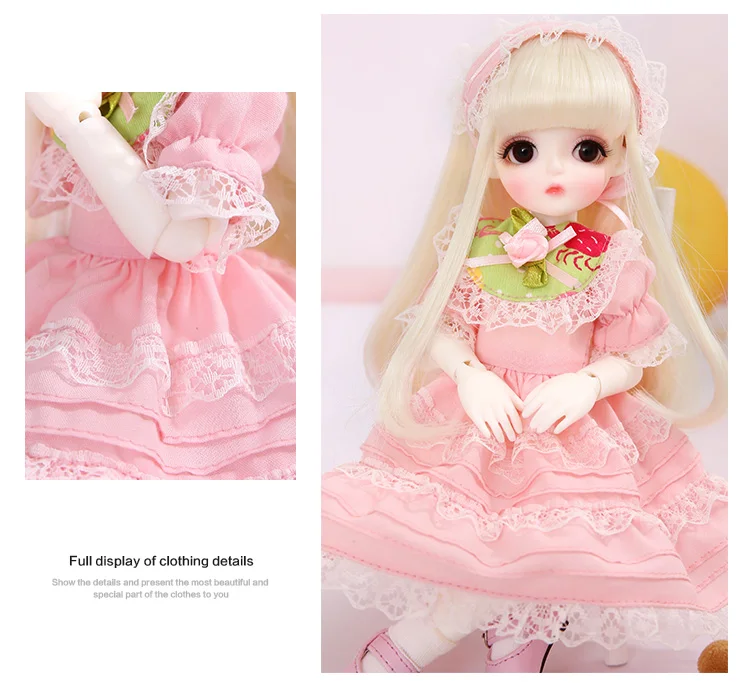 BJD одежда Yosd kimi Linachouchou body Napi Karou Kuri Body 1/6 BJD платье SD красивая кукла наряд аксессуары luodoll