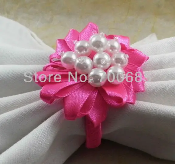 

beaded wedding napkin ring, napkin holder, decoration napkin ring