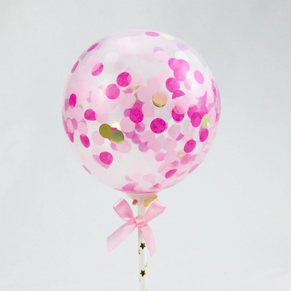 Новинка 5 дюймов блестящие воздушные шары с днем рождения Baby Shower Свадебная