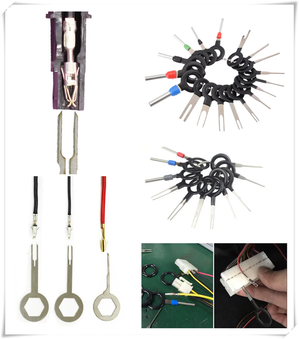 Инструмент для снятия клемм автомобиля электропроводка коннектор давления