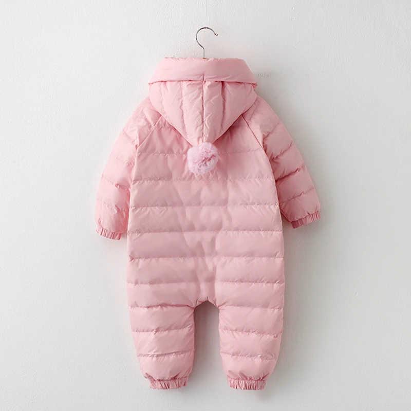 Baby Snowsuit New Infant Boy Girl Winter Outerwear Outfits Hooded Thermal Newborn Jumpsuit Snow Wear Clothing |