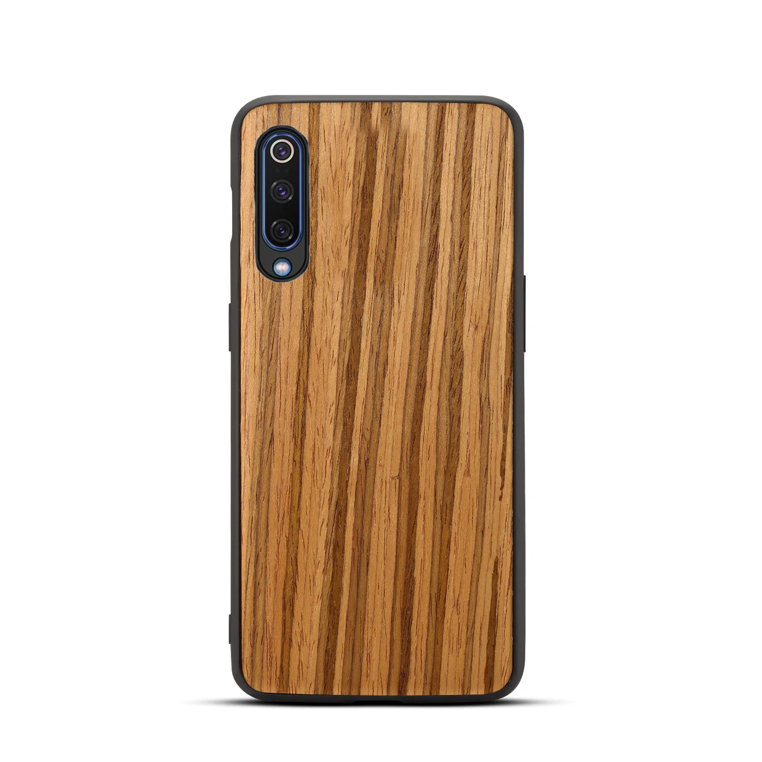 Чехол для Xiaomi Mi 9 9Se с мягким краем + Жесткая защитная задняя крышка из бамбукового