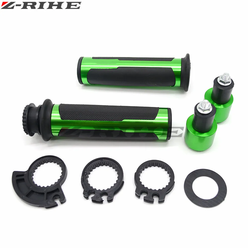 Motorcycle CNC handlebar Grips&ampends Suit for 22mm Handbar Kawasaki ZX6R ZX7R ZX10R ZX14R NINJA650R ER6N Z750 Z800 Z1000 | Автомобили и
