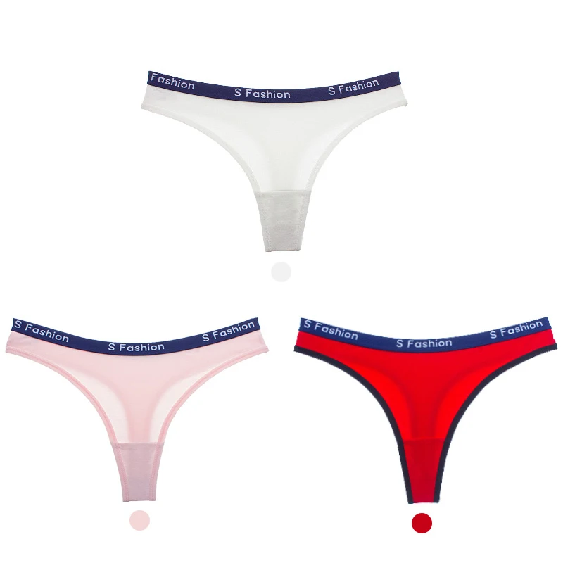 3pcs-C09 JERRINUT, 3 шт., нижнее белье, женские стринги, женские трусики, сексуальные стринги, женские хлопковые трусы, бесшовное женское нижнее белье, стринги - Цвет: 3pcs-C09