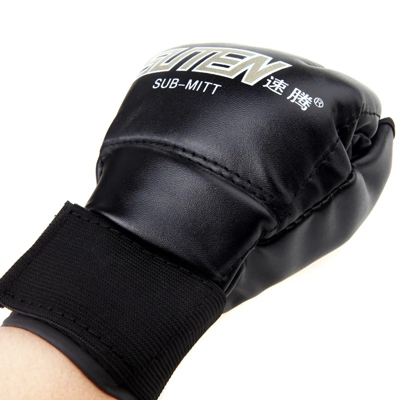 Перчатки из ПУ кожи MMA Muay Thai тренировочные Боксерские перчатки для взрослых
