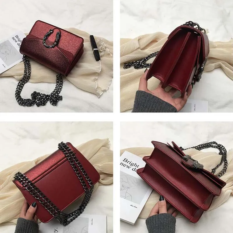 Luxury Green Shoulder Bags for Women 2019 New High Classy Purses Handbag Fashion Ladies Black Sling Bag Cross Body | Багаж и сумки