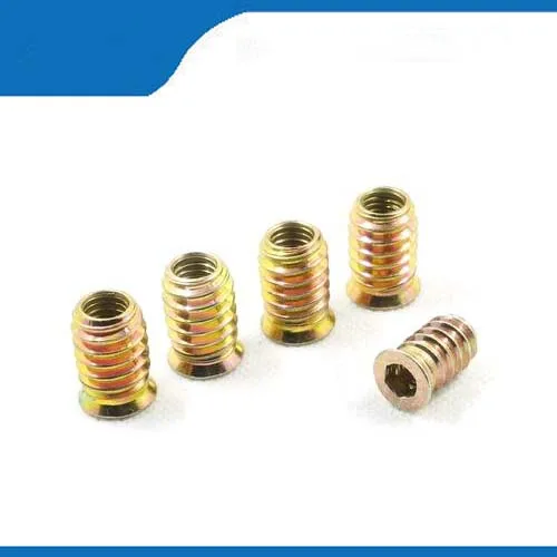 100 шт. гайки M6 * 10 x для дерева с шестигранной головкой длина мебельных 8 мм до 25 |