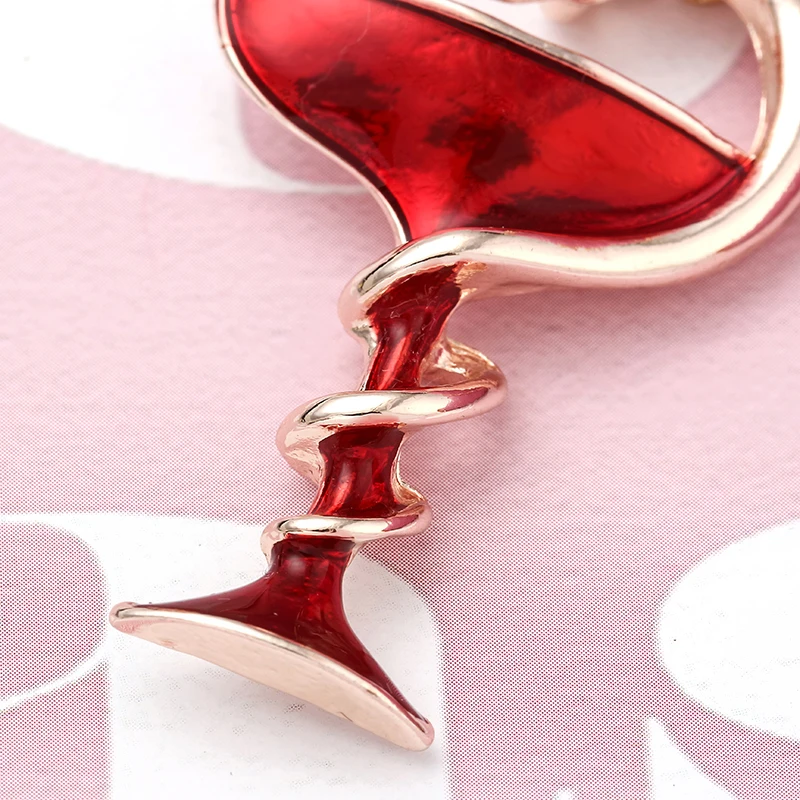 Эмаль Красный зеленый кулон в виде чашки змеи металлический трофей мемориальная