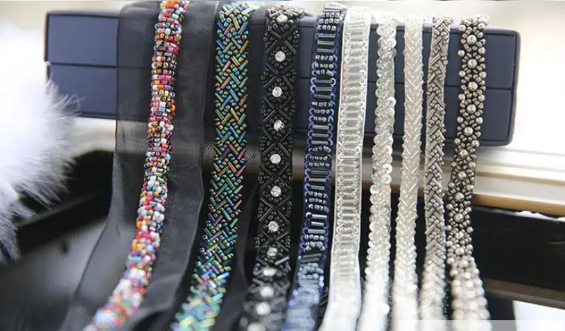 Заплата с пайетками для рукоделия сверкающие бусины 3 метра аппликации стразы