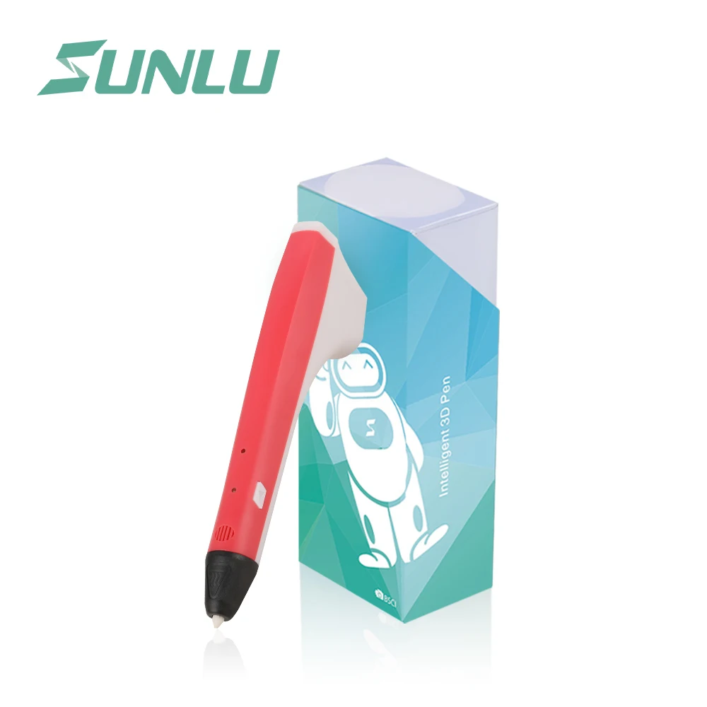 M1 3D pen (Red) SUNLU M1 3D Ручка для печати ультра-тихая работа 3D Ручка для рисования для детей подарки дети исследуют создание гаджет - Цвет: M1 3D pen (Red)